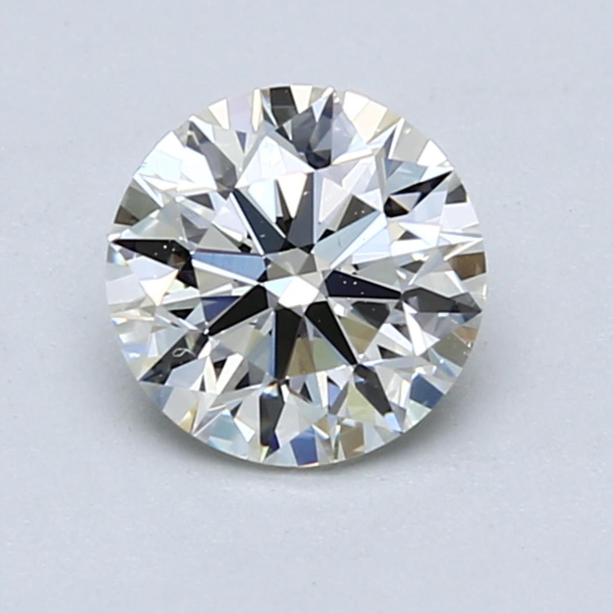 1.2 carat K VVS1 diamond facing up white due to high cut quality